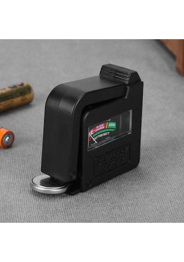 Vkemall Bt860 Pil Test Cihazı - 9v, 1.5v, Aa/aaa Pil Voltaj Düzeyi Testeri, Pil Şarj Seviyesi Gösterici, Taşınabilir Ve Kolay Kullanım