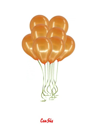 Metalik Balon 10'lu TURUNCU