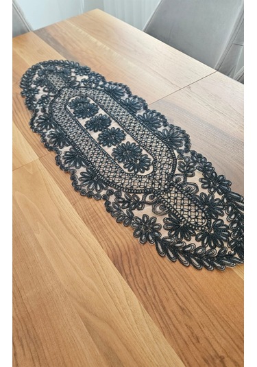 Desenli Tül Güpürlü Şık Renk Renk Runner