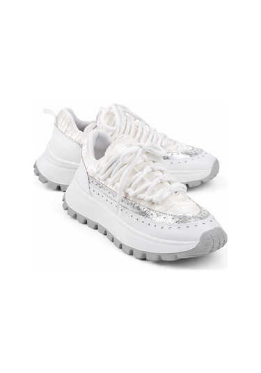 Stato Regina Kalın Tabanlı Şık Günlük Kadın Sneaker Beyaz