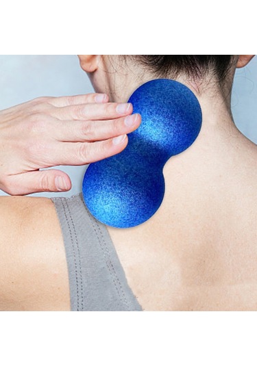 Homyl Egzersiz Yoga Sporları Için Fıstık Masaj Topu Aracı Mavi