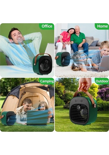 Jialan Taşınabilir Mini Klima Kablosuz Hava Soğutucu Usb Şarj