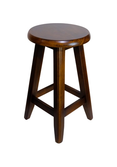 Ahşap Tabure 45 Cm Şık Ve Dayanıklı Ceviz