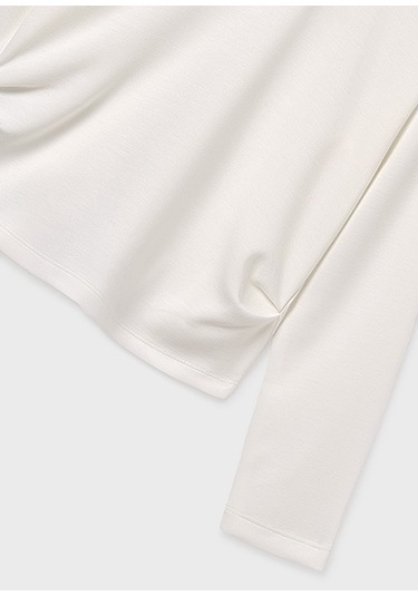 Mayoral Krem Kız Çocuk Sweatshirt 7423 Krem