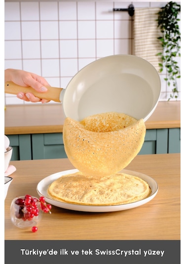 Karaca x Refika Swiss Crystal Almond Cream 22 Cm Tava Ind