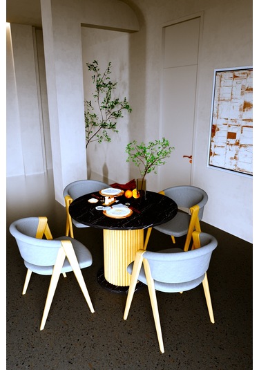 Antoryum Yemek Mutfak Balkon Ofis Masası Dekoratif