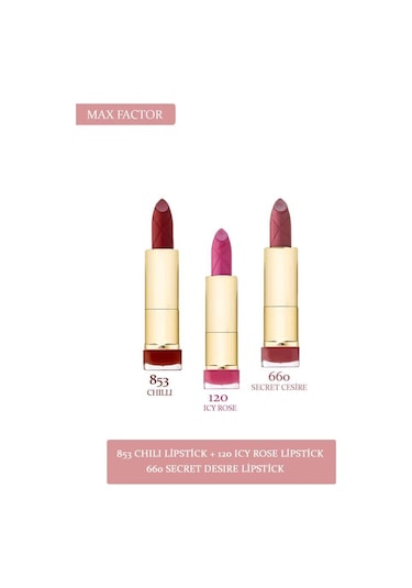 Max Factor Colour Elixir Lipstick Ruj 120 - 660 - 853