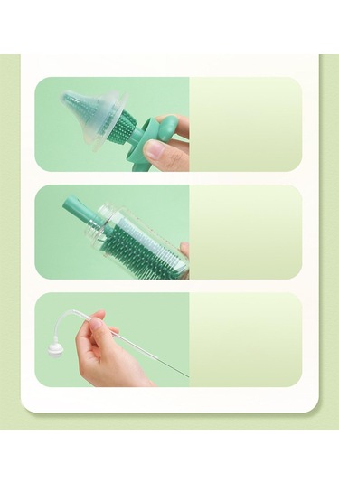 Homyl 4x Emzik Şişe Fırçası Yıkama Temizleme Için Yeşil