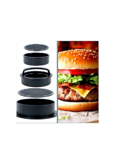 Omeniv Dolgulu Hamburger İçin Hamburger Pres Köfte Kalıbı