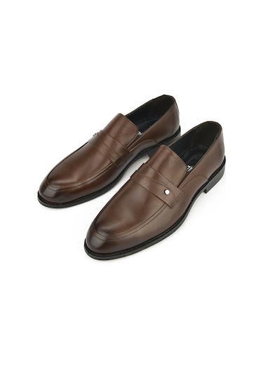 Ziya, Erkek Hakiki Deri Klasik Ayakkabı 13348z087 Kahve