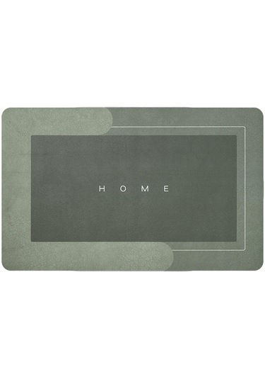Suntek Kapı Paspası Giriş Çabuk Kuruyan Halı Zemin Yeşil40x60cm Kayıt