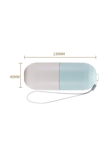 Tongxida Buğday Samanı Hap Saklama Kutusu Mühürlü 7 Günlük Hap Kutusu Yd073 Diğer