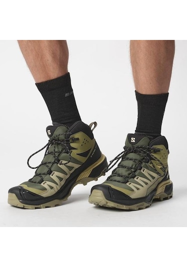 Salomon X Ultra 360 Mid Gtx Erkek Bot-28754-yeşil Yeşil