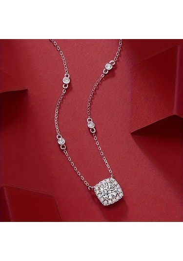 Zarif Kolye Zinciri Takı Gümüş