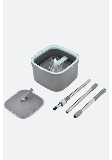 Torima Tmp-02 Temiz Kirli Suyu Ayıran Otomatik Temizlik Seti 3 + Extra Mop Bezli Paspas