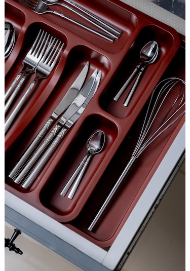 Snippy Spony Çift Taraflı Uzayabilen Ayarlanabilir Kaşıklık Bordo