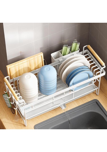 Suntek Drenaj Panelli Bulaşıklık Yerden Tasarruf Sağlayan Beyaz