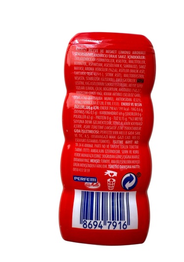 Mentos Kırmızı Meyve Ve Misket Limonlu Draje Sakız 30 G 12 Adet