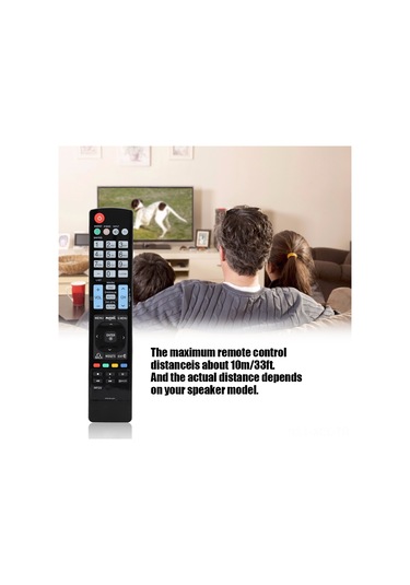 Konesam Lg Tv Kumandasını Akb72914207 İçin Yerine Geçici, 10m Uzun Mesafeyle, Dayanıklı Abs Malzeme, 42ld550/46ld550/32ld550 Uyumlu Pil Yok