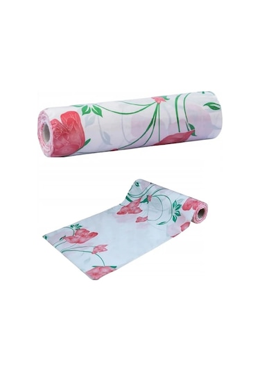 Kapris 120x150cm Kullan At Masa Örtüsü 15 Metre 100 Adet 10 Rulo Ekonomik Set Çok Renkli