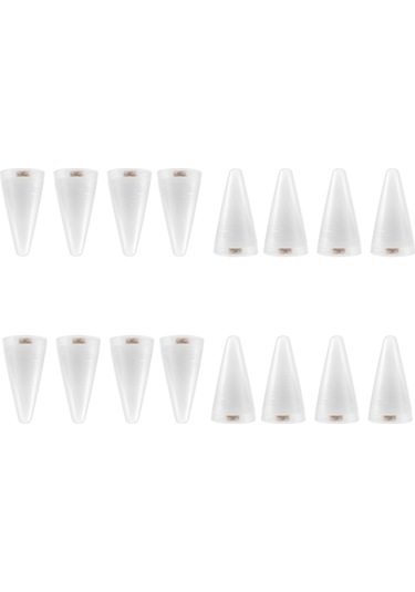 16 Parça Tırnak Yapay Elmasları Tırnak Noktalama Kalemi İçin Seçici Başlık Uçları