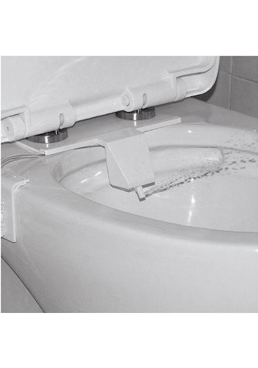 Bloomnest Lebıhmurah Bf128 Honana Ev Banyo Evrensel Tuvalet Sprey Bide, Kadın Hygeian Flushing Dev Beyaz