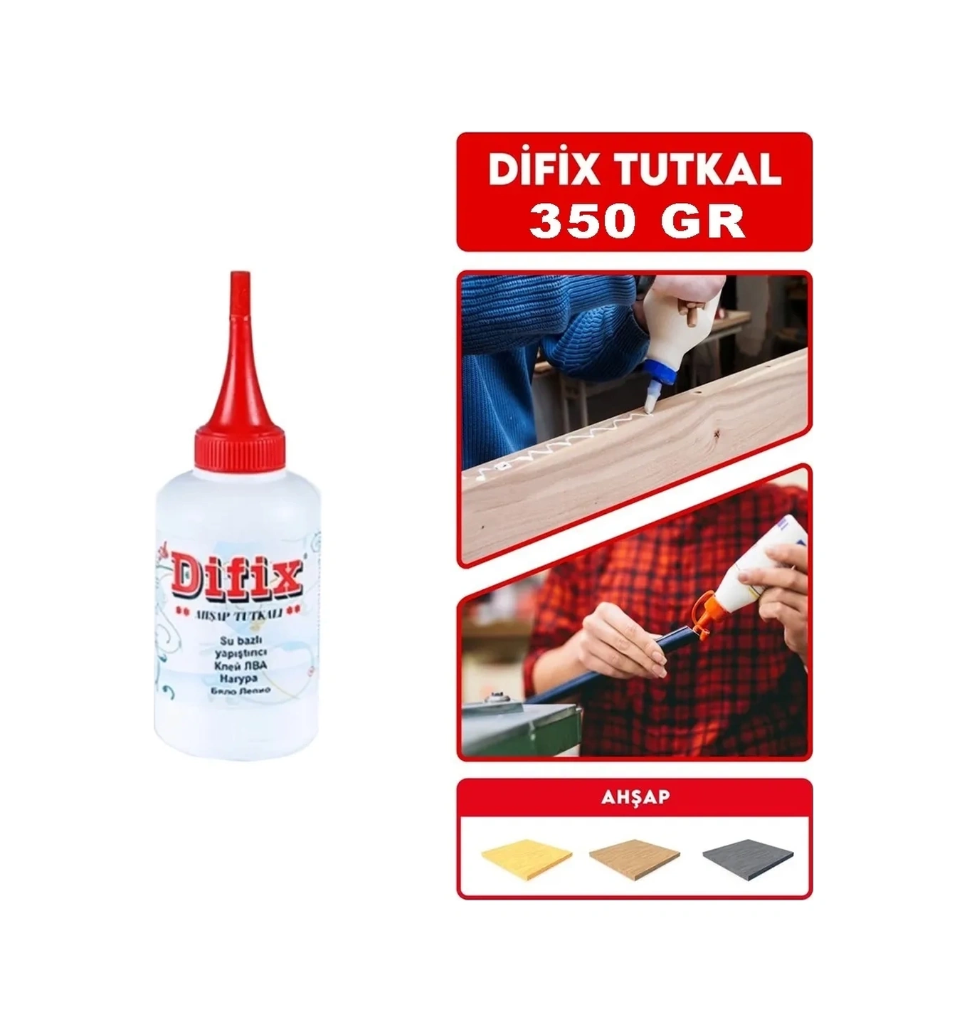 Difix Su Bazlı Ahşap Tutkalı
