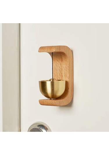 Yaozixa Ahşap Ve Bakır Kapı Zili, Giriş Alarmı, Sevimli Ses, Kolay Kurulum, Ev Dekorasyonu, Alici Atmosfer Oluşturur