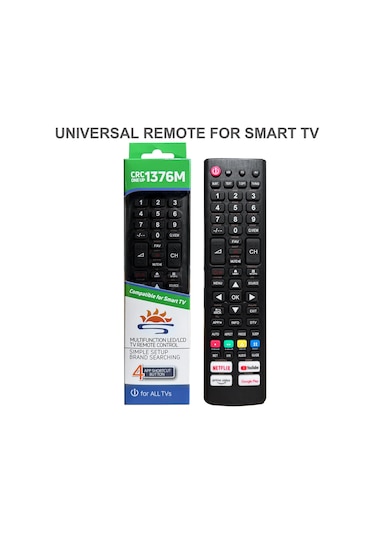 Maiyame Çok Markalı Led Lcd Tv'ler İçin Ağ Platformu Düğmelerine Sahip Evrensel Tv Uzaktan Kumanda Uzaktan Kumanda