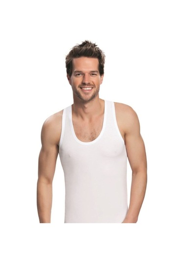 Erkek Atlet Askılı Pamuk Likralı Basic 6'lı 708 001