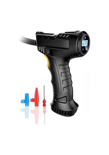 Dinosaurs 120w Araba Hava Pompası Kablosuz Elektrikli Araba Lastiği Şişme Pompa Lastikler İçin Taşınabilir Hava Kompresörü Dijital Oto Lastik Şişirme