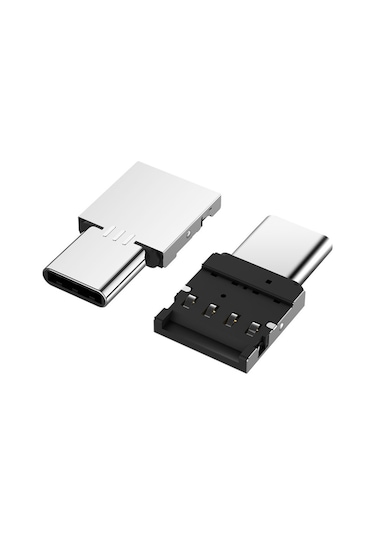 Mini OTG USB Type-C Erkek to USB Tip A Dişi Çevirici Adaptör