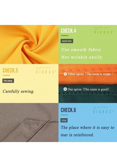 Fastbuy Kadın Erkek İçin Uzun Bağlı Ayarlanabilir Önlük 18 Renk Ki Sarı Diğer Diğer