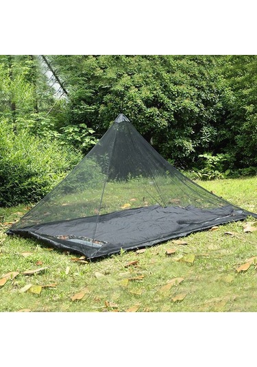 Shineyee Kamp Malzemesi Asker Yeşili Tek Kişilik Mosquito Net: Nüfuzlu İnce Dokuma, Ağırlığı 325g, Havalandırma Ve Koniklik Sağlar, Taşınabilir Depolama Çantasıyla Yeşil