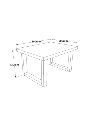 Robinhome Grand Metal Ayaklı Barok Ofis Sehpası