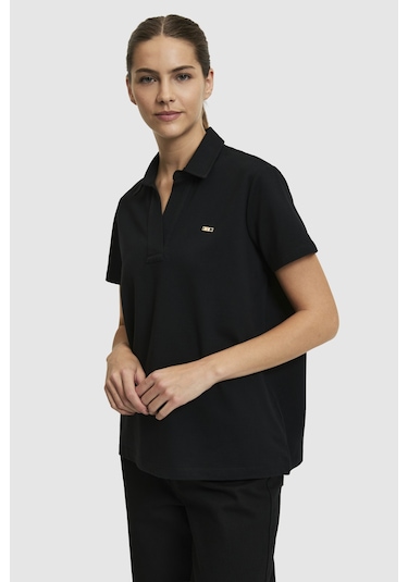 U.S. Polo Assn. U.s. Polo Assn. Kadın Siyah Tişört Basic 50323447-vr046