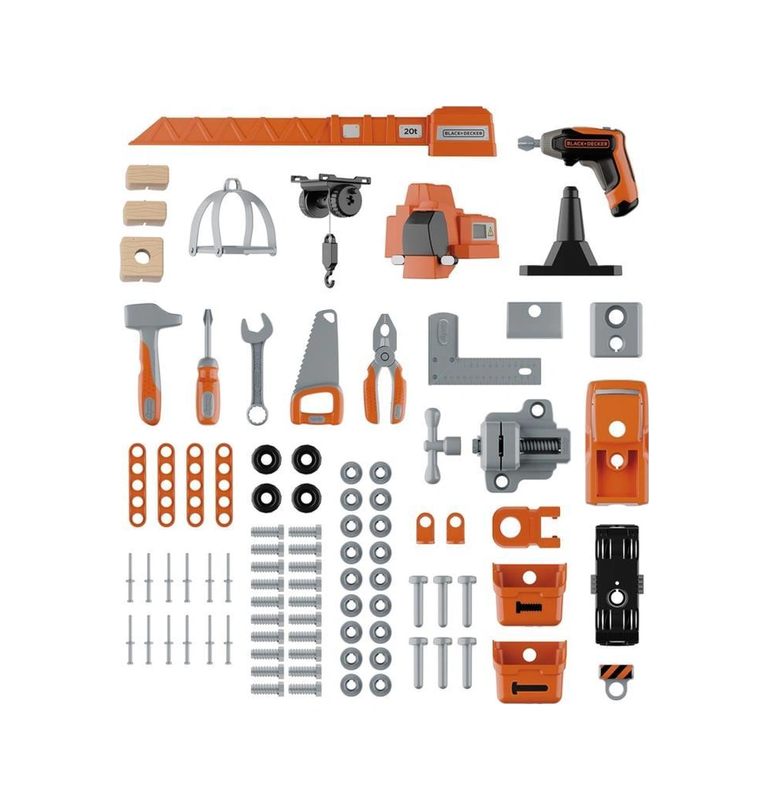 Smoby Black & Decker Vinçli Çalışma Tezgahı 360741