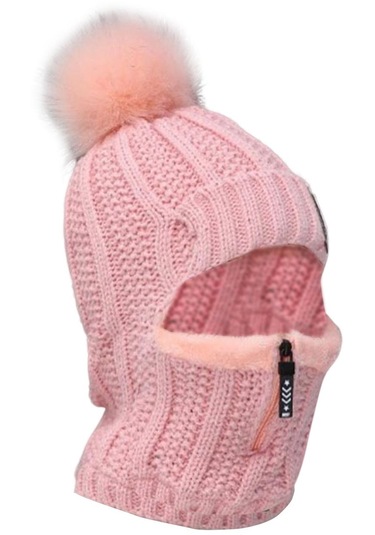 Suntek Kadınlar Kış Şapka Eşarp Bere Kapaklar Kız Pembe Pembe