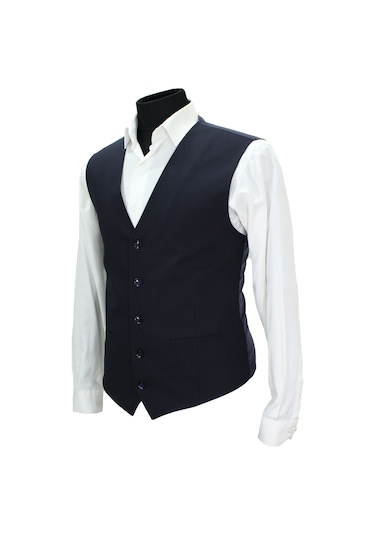 Mentor Regalo Erkek Yelek V Yaka Lacivert 50700