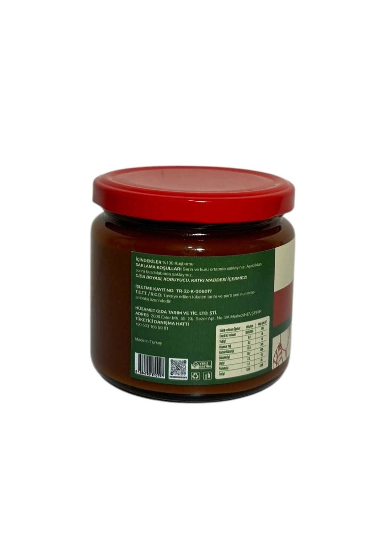Natures Food Kuşburnu Marmelatı Şekersiz 400 G