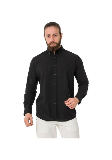 Ch199 Men's Summer Linen Regular Fit Shirt Çok Renkli