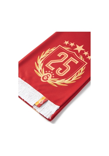 Galatasaray 5 Yıldız Şal Atkı U251372 Kırmızı