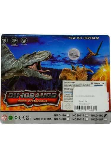Dinozor Trıceratops Figür Yeşil