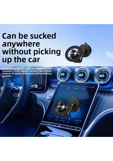 Xuweiwei Jy25-5 Black Evrensel Manyetik Navigasyon Braketi Katlanır Döner Araç Telefon Tutucu
