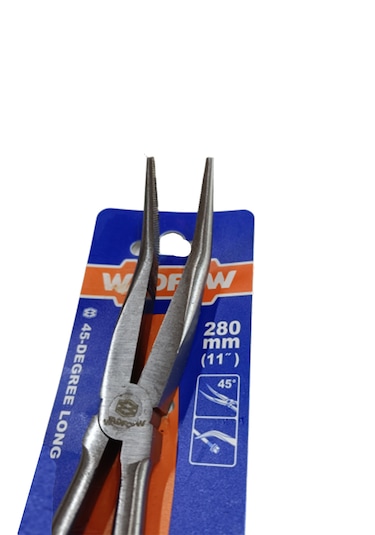 Wadfow Eğri Uçlu Uzun Kargaburun 280mm 45 Derece
