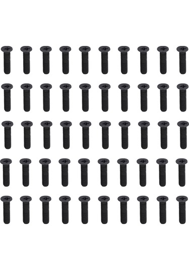 50 Adet M4x16 Düz Baş Vida Kaiyi Standart