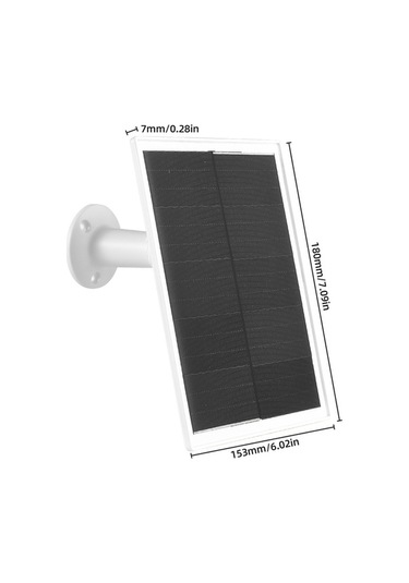 Pazly 10w Güneş Paneli - Güvenlik Kam. Şarj, Ip65 Su Geçirmez, 360 Ayarlanabilir, 3m Usb-type-c Kablo Güvenli, Dayanıklı Ve Kolay Kurulum