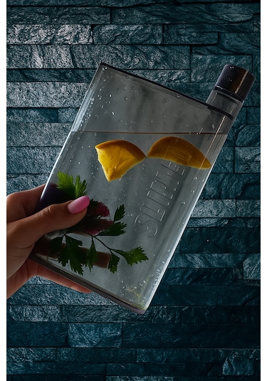 Motivasyonel Su Matarası Notebook Sporcu Suluk Su Şişesi 420 Ml