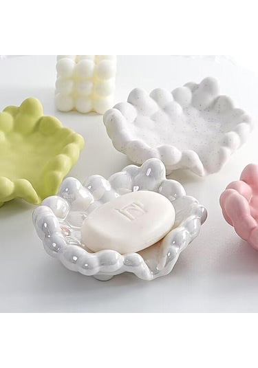 Gümüş 2024 Yeni Tasarım Sabun Tepsisi İskandinav Seramik Kabarcık Sabun Zarif Kutu Dr Tuvalet Sabunu Kutusu Otel Sabunluk 56969993