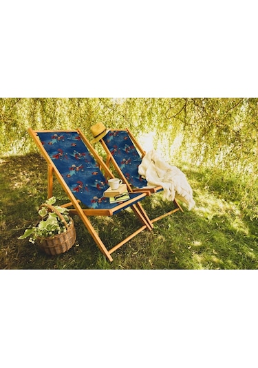 Bluehomeconcept Adawall Home Blue Superman Şezlong